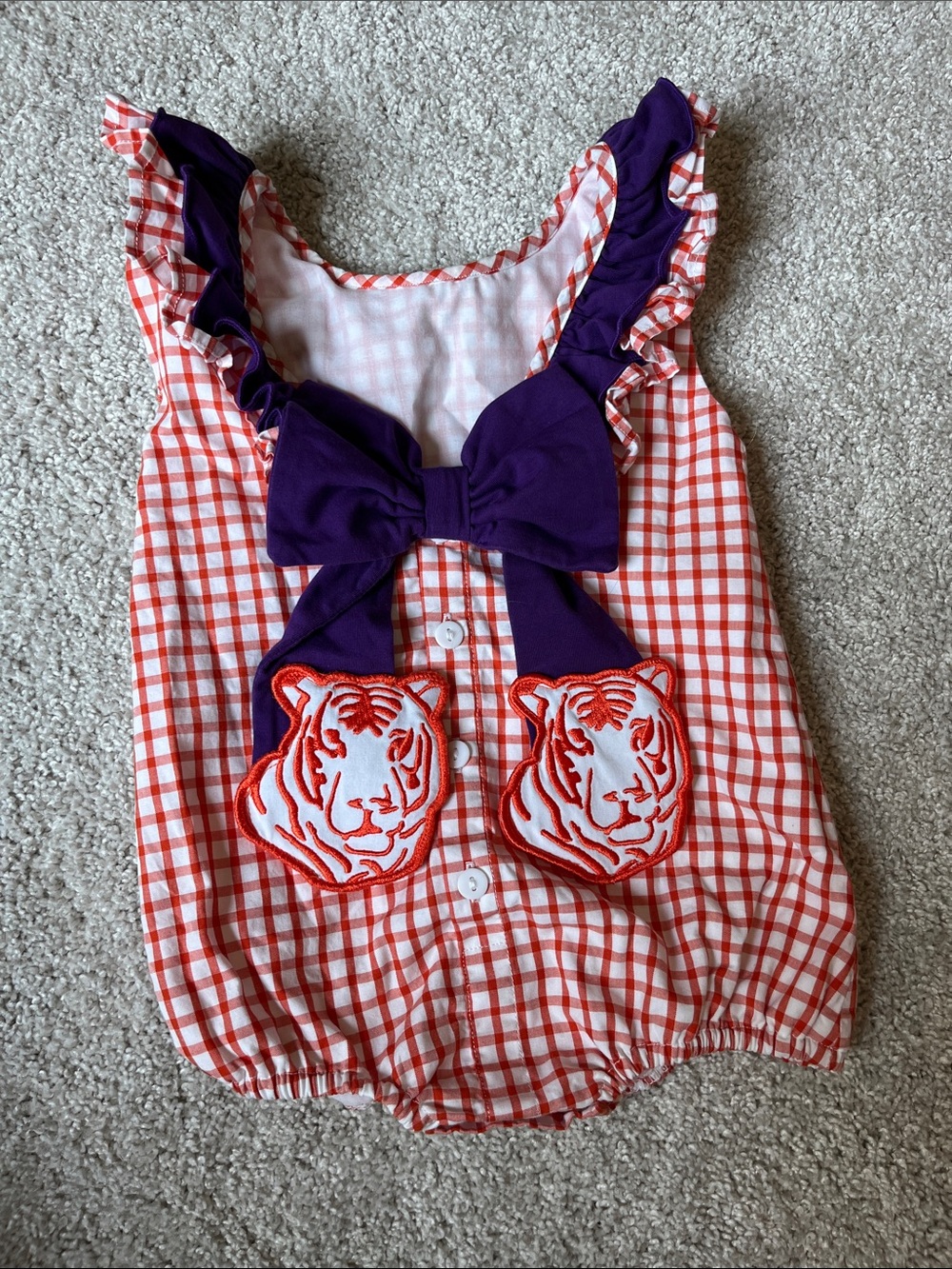 Little Bear Smocks Tiger Bubble